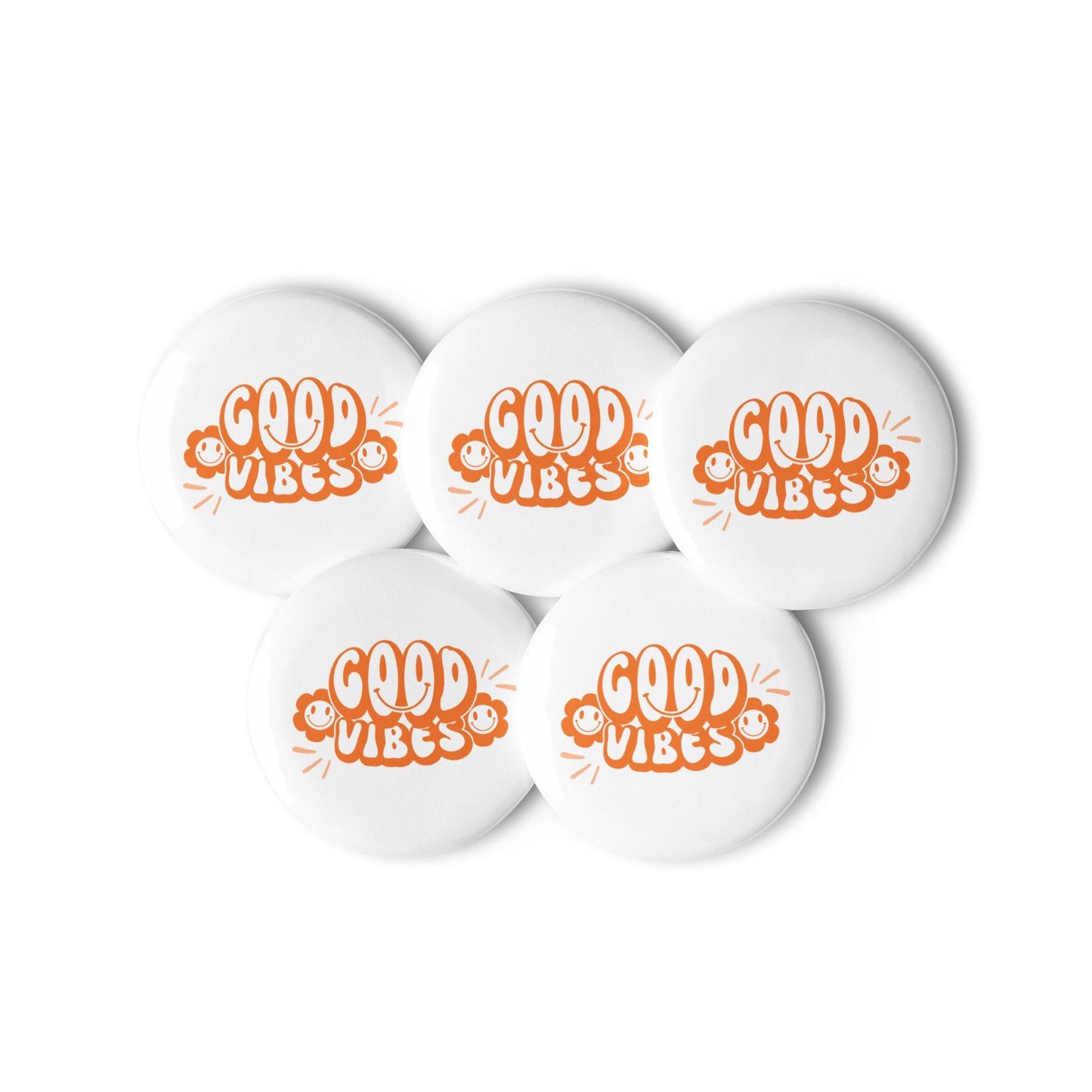 Set of 5 pin buttons - 1111 Beginnings