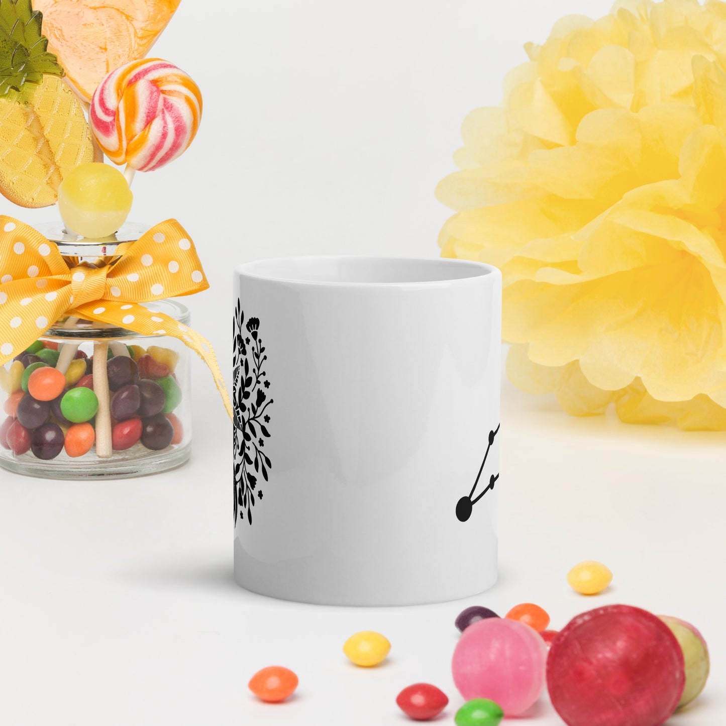 White glossy mug - 1111 Beginnings
