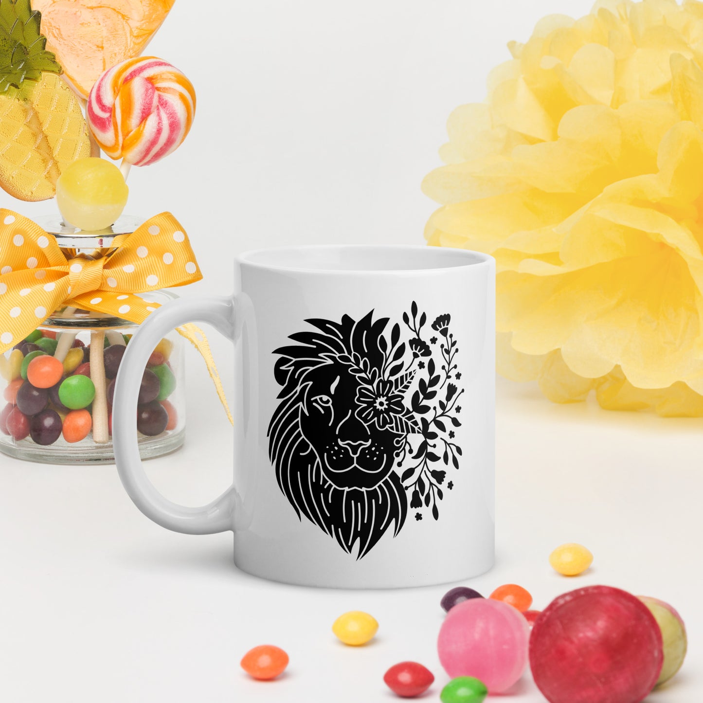 White glossy mug - 1111 Beginnings