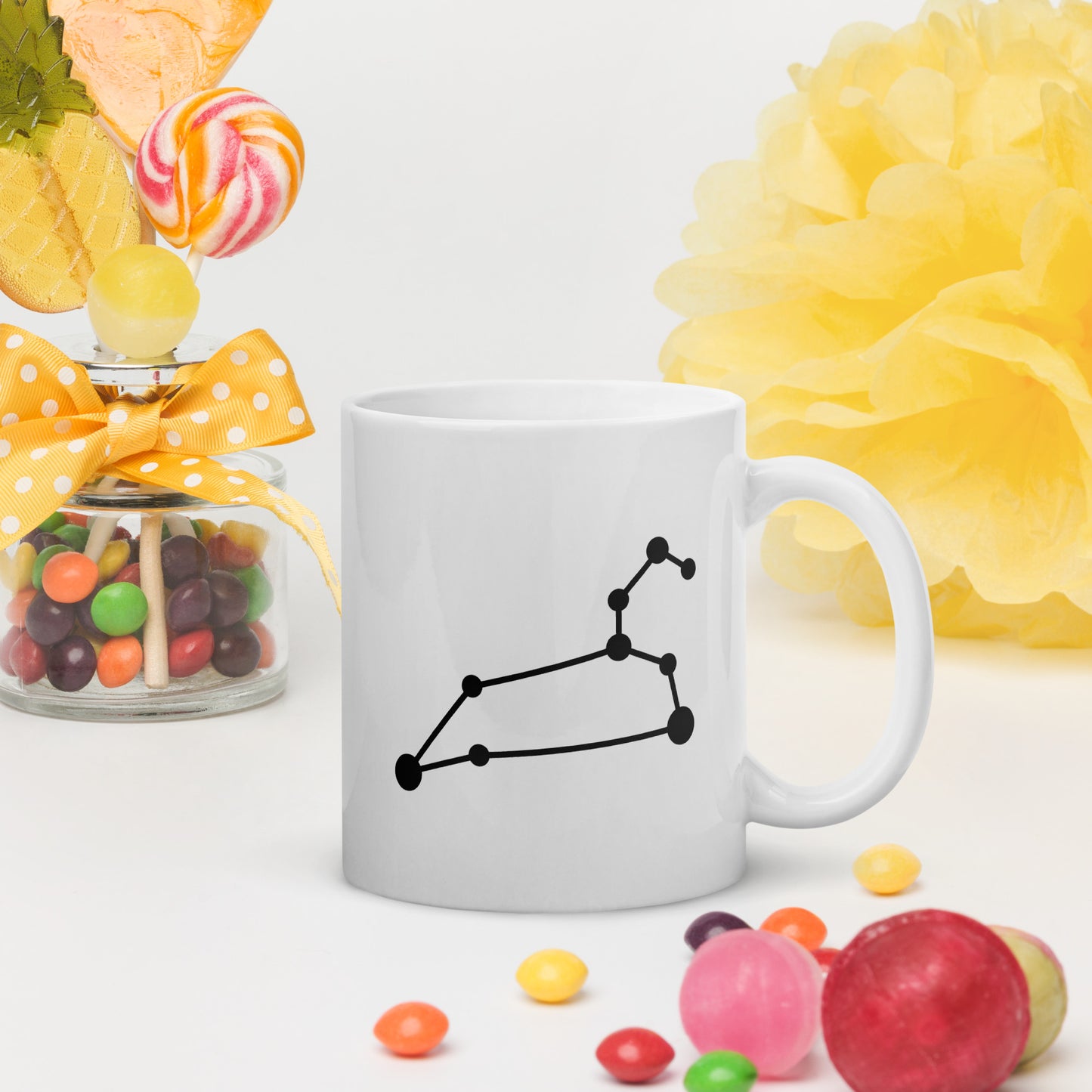 White glossy mug - 1111 Beginnings
