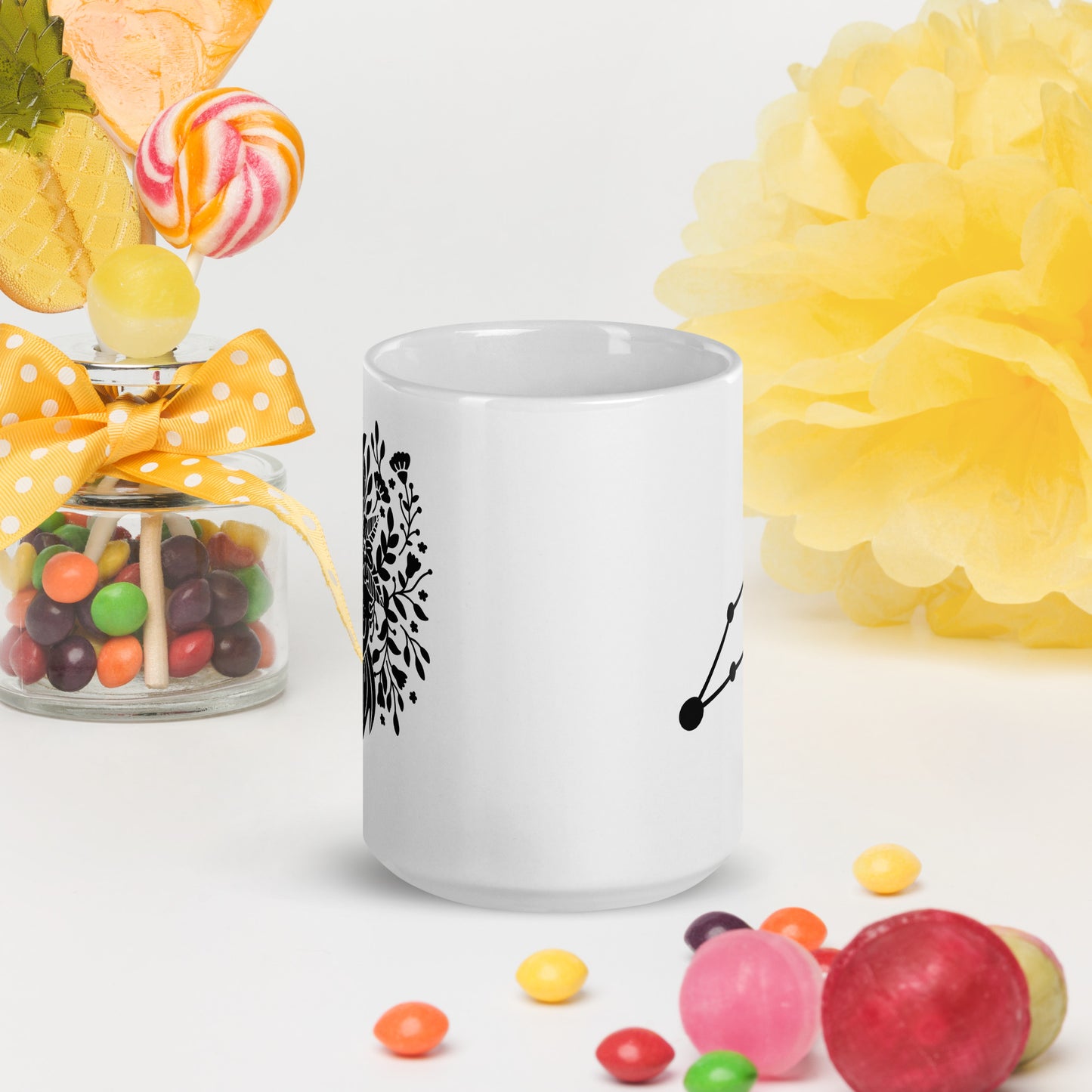 White glossy mug - 1111 Beginnings