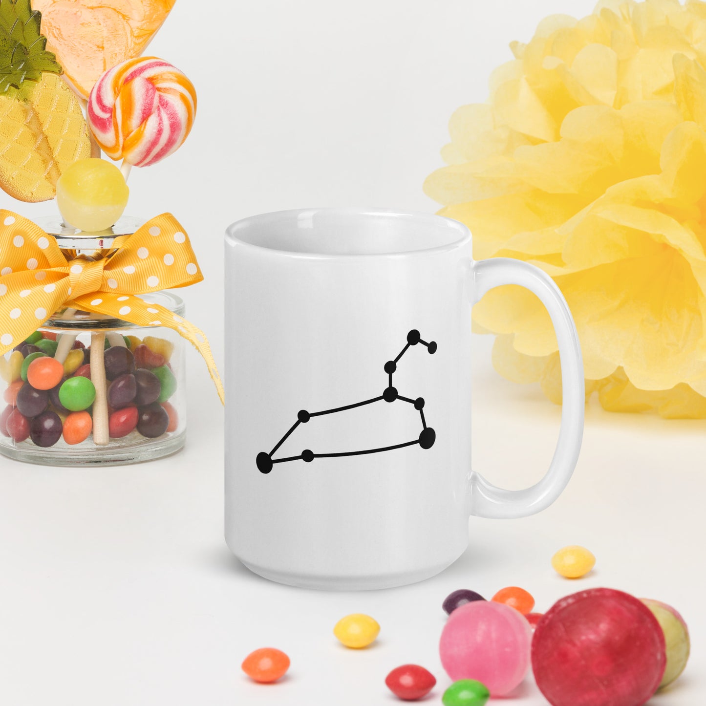 White glossy mug - 1111 Beginnings