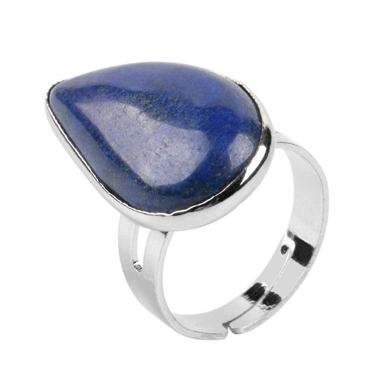 Semi-precious stone ring-shaped stones