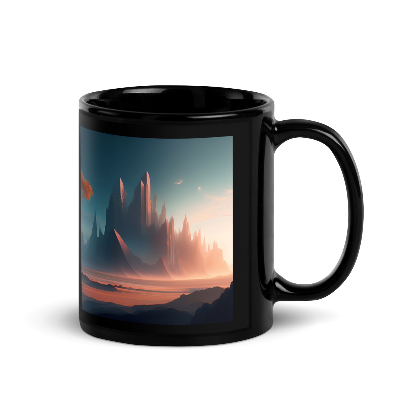 Black Glossy Mug - 1111 Beginnings 