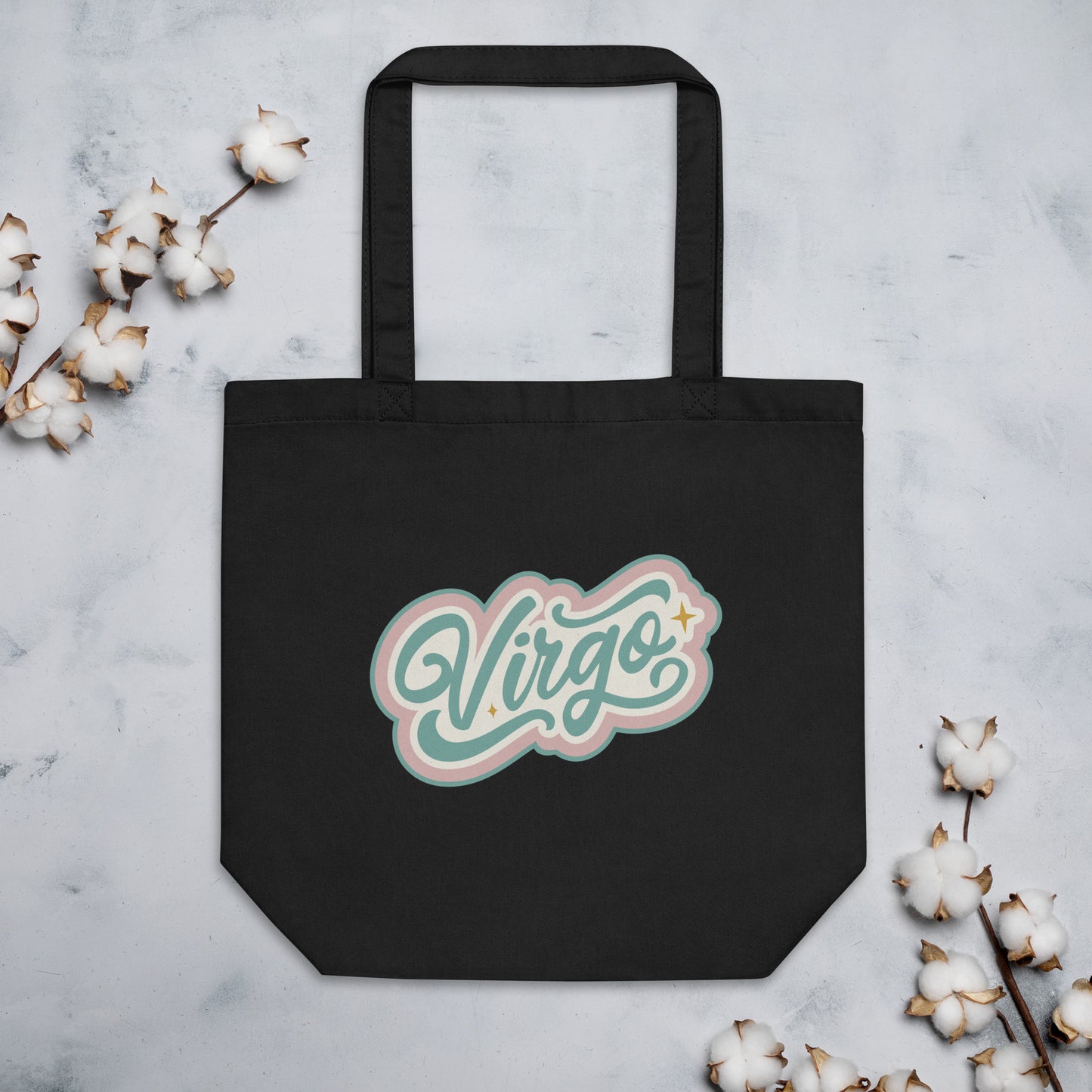 Virgo Zodiac Sign Eco Tote Bag