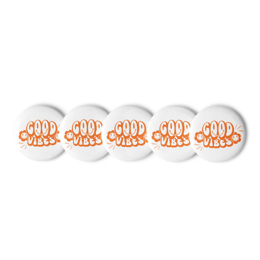 Set of 5 pin buttons - 1111 Beginnings 