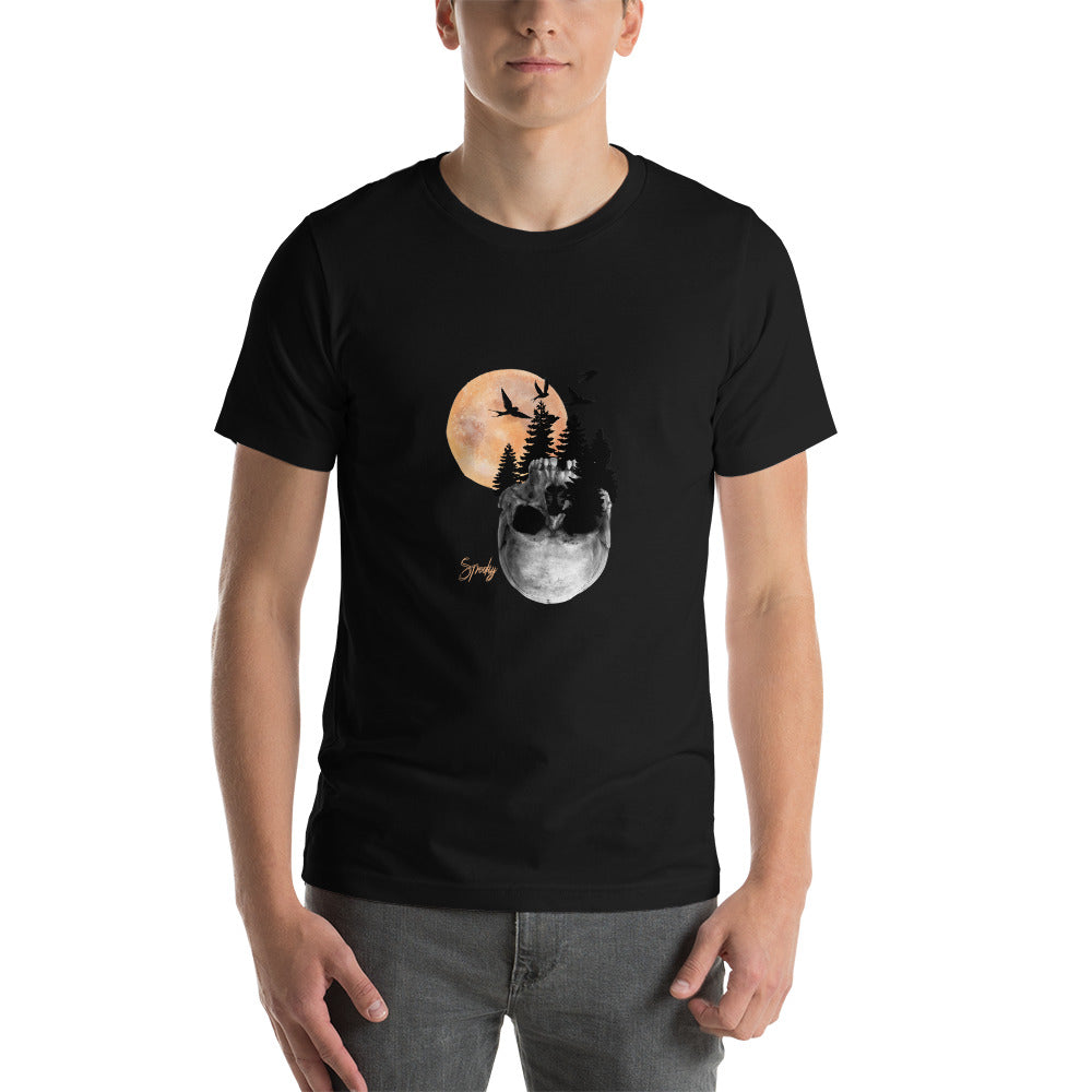 Landscape Skull Unisex t-shirt