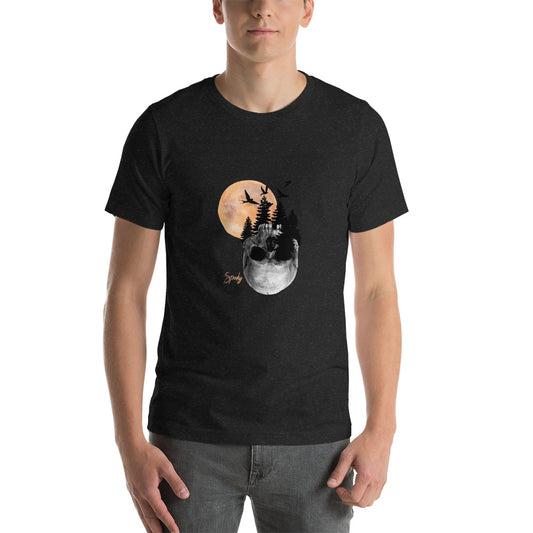 Landscape Skull Unisex t-shirt