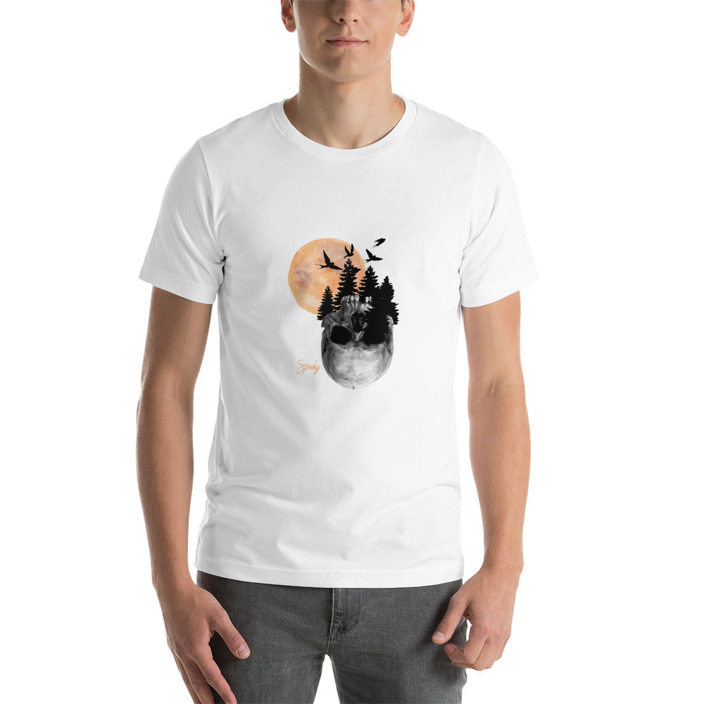 Landscape Skull Unisex t-shirt