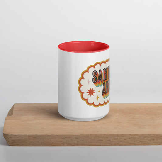 Sagittarius Mug with Color Inside