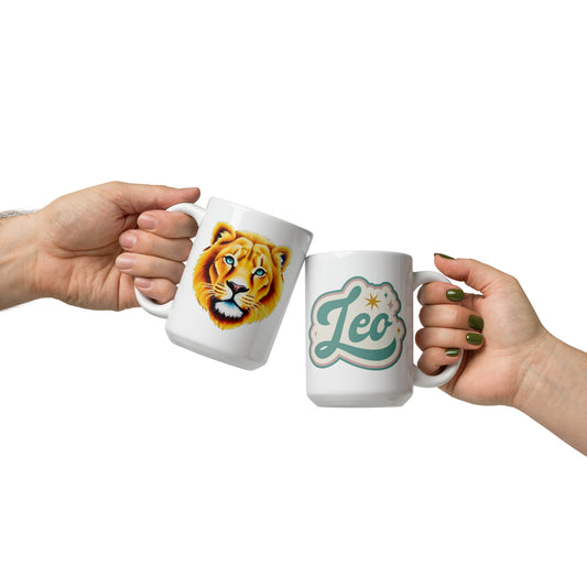 Leo season mug - 1111 Beginnings 